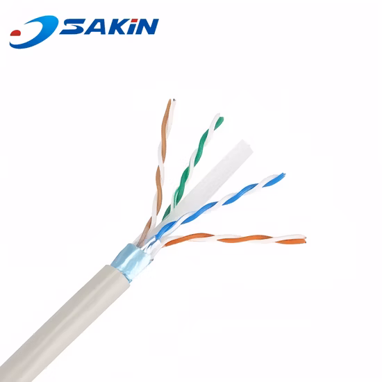 CAT6 U/UTP blankes Kupfer-Datenkabel, 4